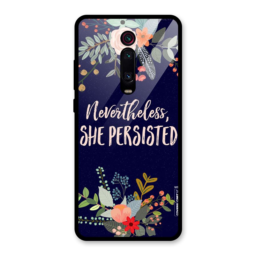 She Persisted Glass Back Case for Redmi K20