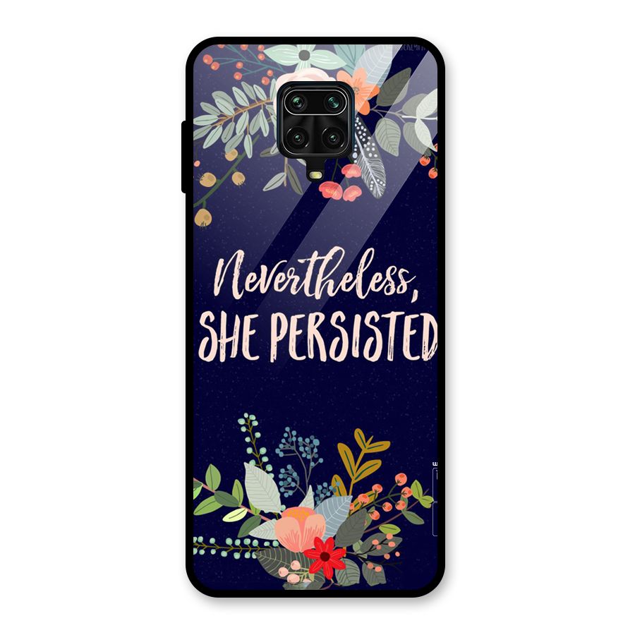 She Persisted Glass Back Case for Redmi Note 10 Lite