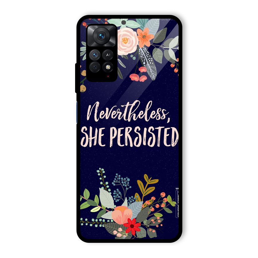 She Persisted Glass Back Case for Redmi Note 11 Pro Plus 5G