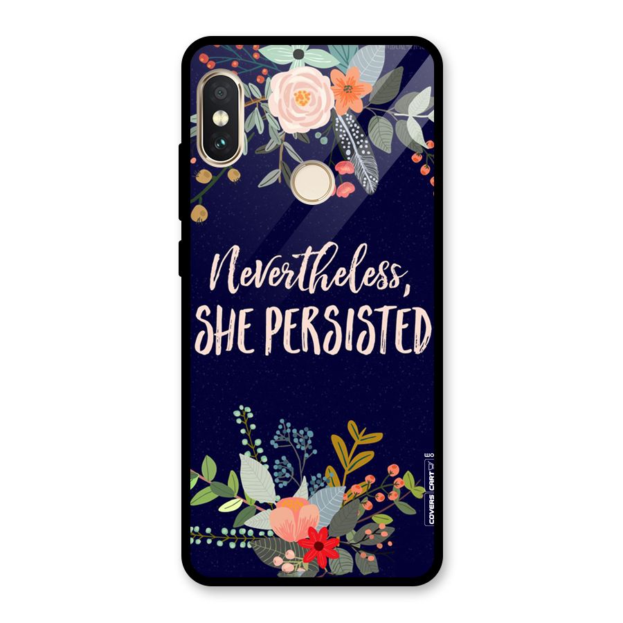 She Persisted Glass Back Case for Redmi Note 5 Pro