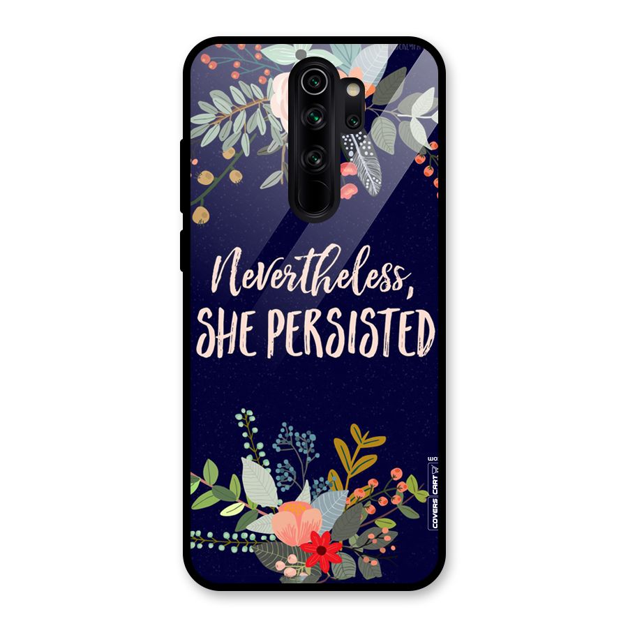 She Persisted Glass Back Case for Redmi Note 8 Pro