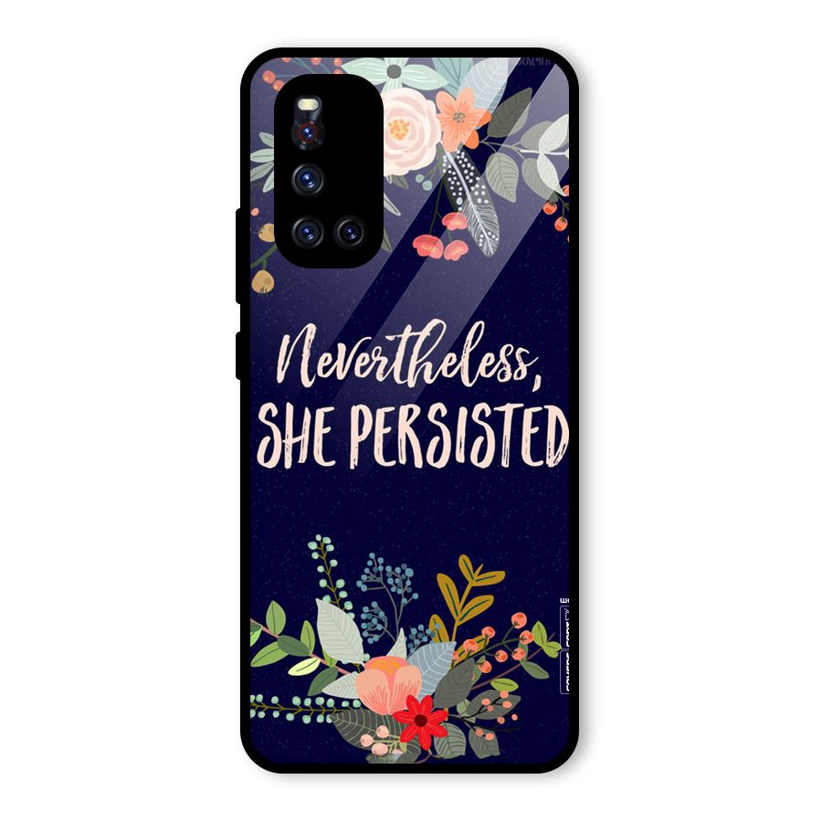 She Persisted Glass Back Case for Vivo V19