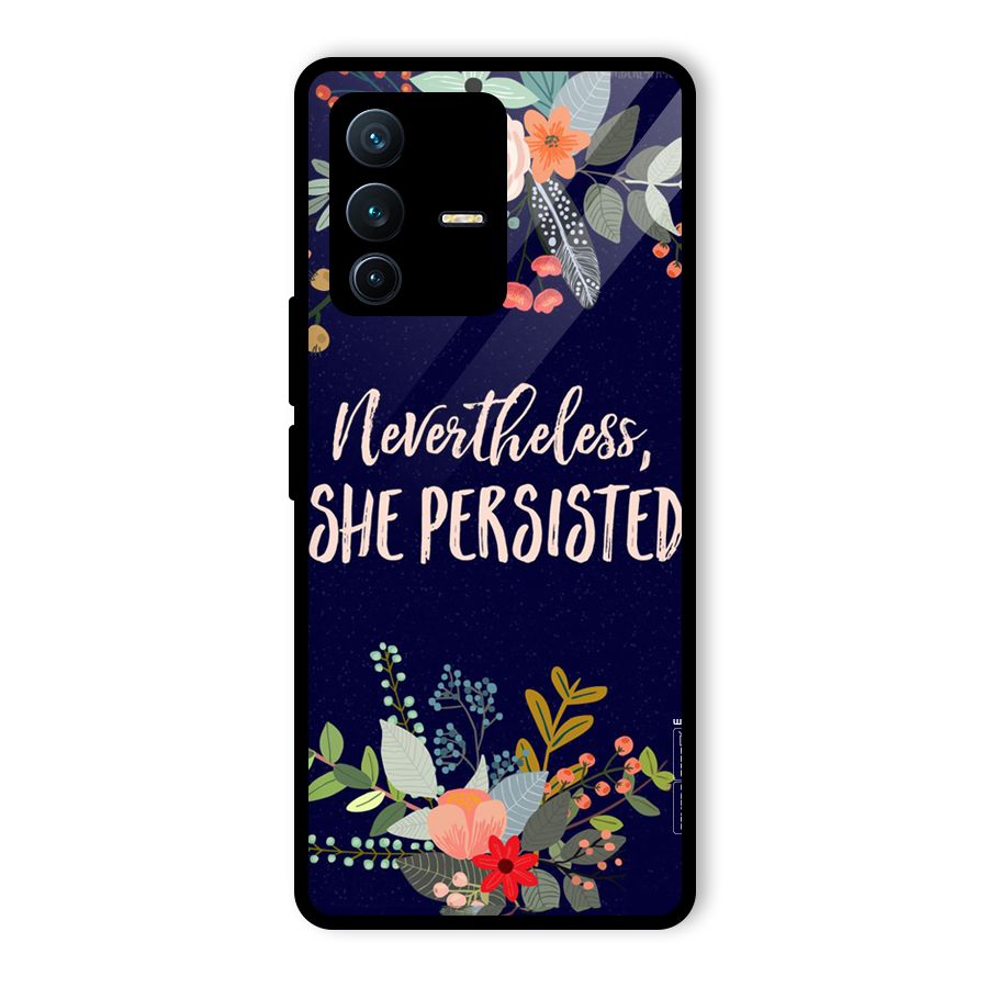 She Persisted Glass Back Case for Vivo V23 Pro
