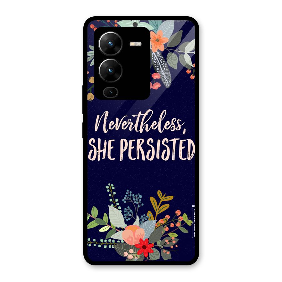 She Persisted Glass Back Case for Vivo V25 Pro