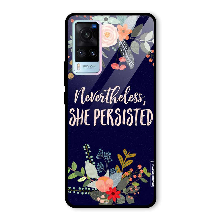 She Persisted Glass Back Case for Vivo X60