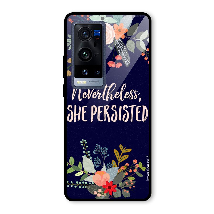 She Persisted Glass Back Case for Vivo X60 Pro Plus