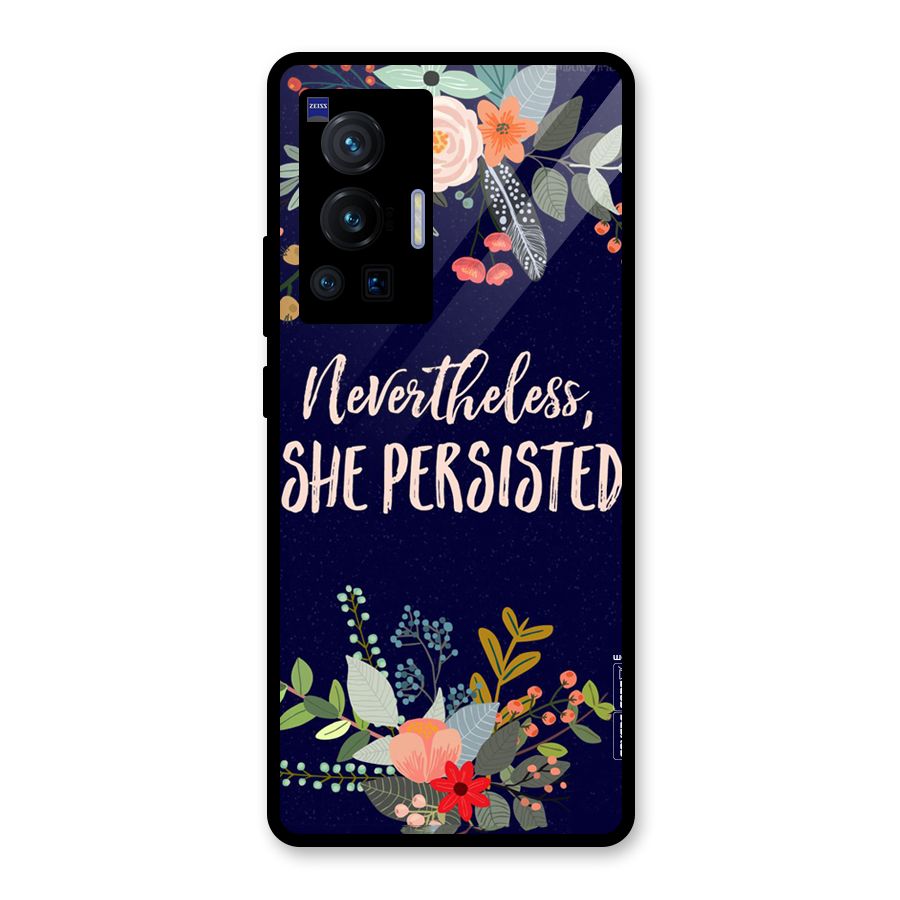 She Persisted Glass Back Case for Vivo X70 Pro