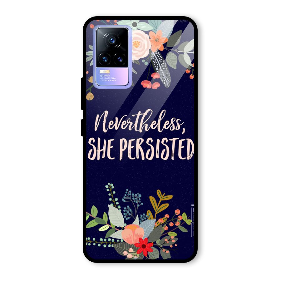 She Persisted Glass Back Case for Vivo Y73