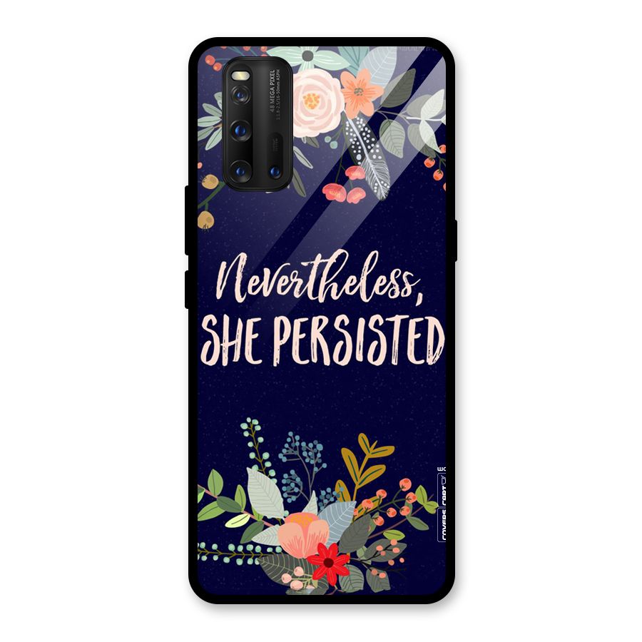 She Persisted Glass Back Case for Vivo iQOO 3