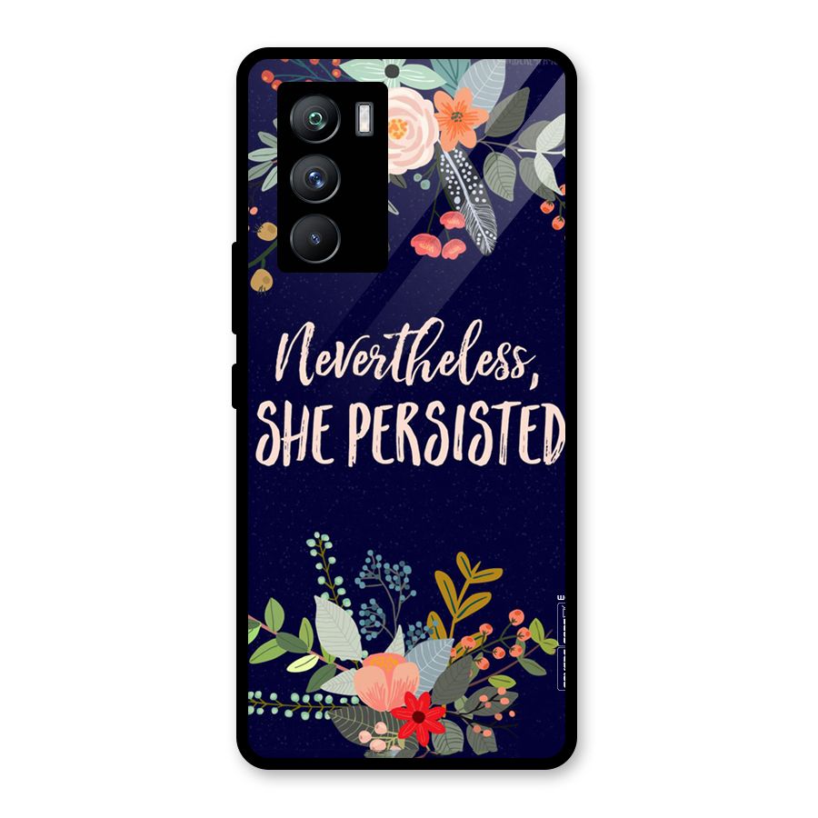 She Persisted Glass Back Case for Vivo iQOO 9 SE