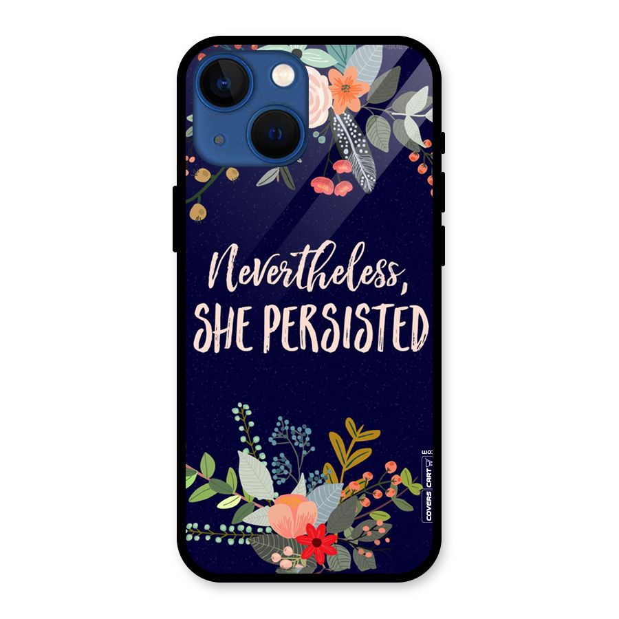She Persisted Glass Back Case for iPhone 13 Mini
