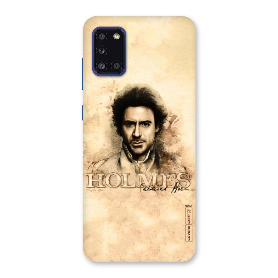 Sherlock Holmes Fan Art Back Case for Galaxy A31