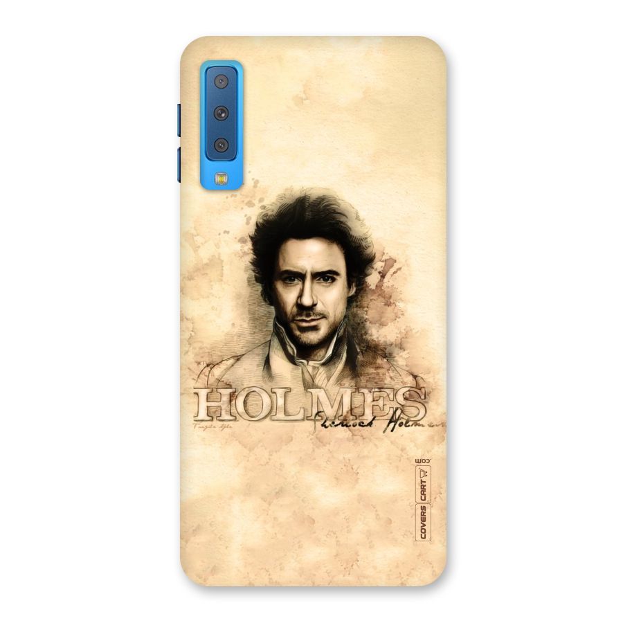 Sherlock Holmes Fan Art Back Case for Galaxy A7 (2018)