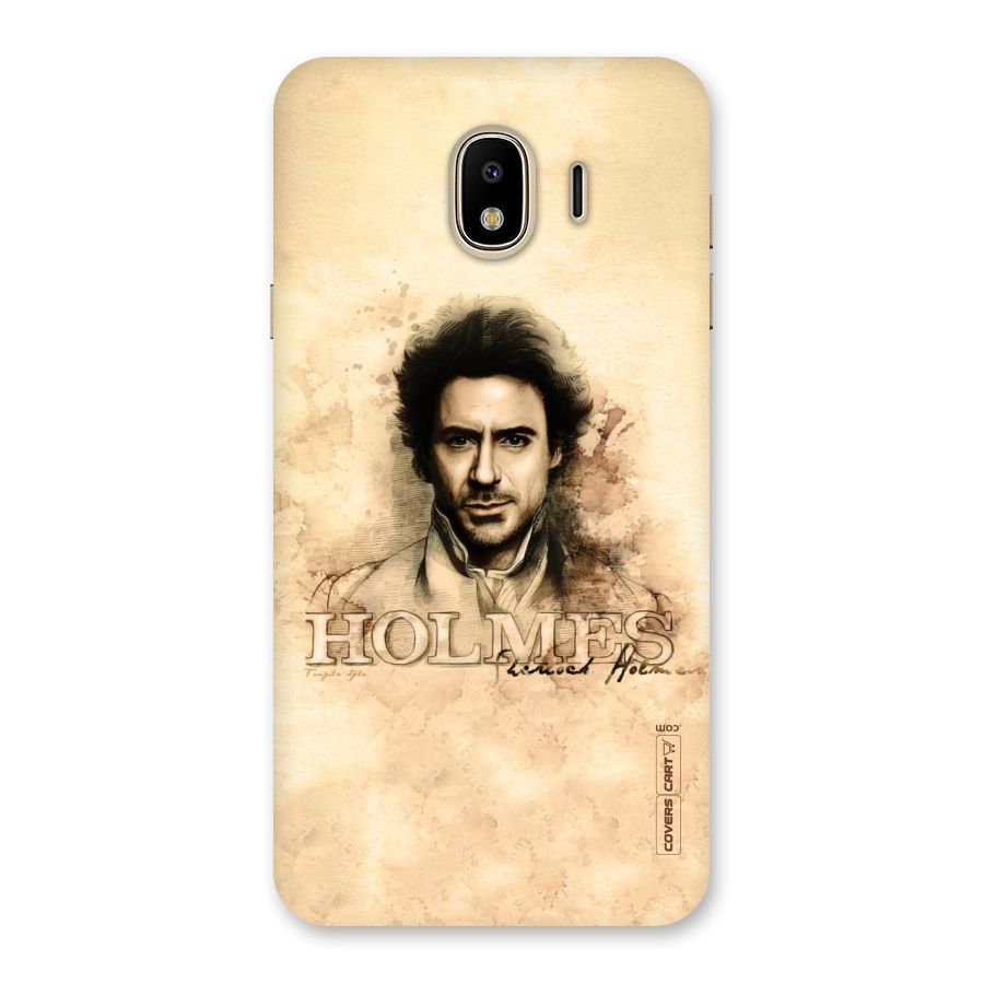 Sherlock Holmes Fan Art Back Case for Galaxy J4