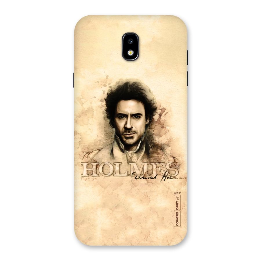 Sherlock Holmes Fan Art Back Case for Galaxy J7 Pro