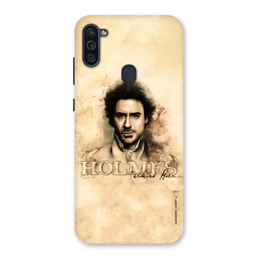 Sherlock Holmes Fan Art Back Case for Galaxy M11