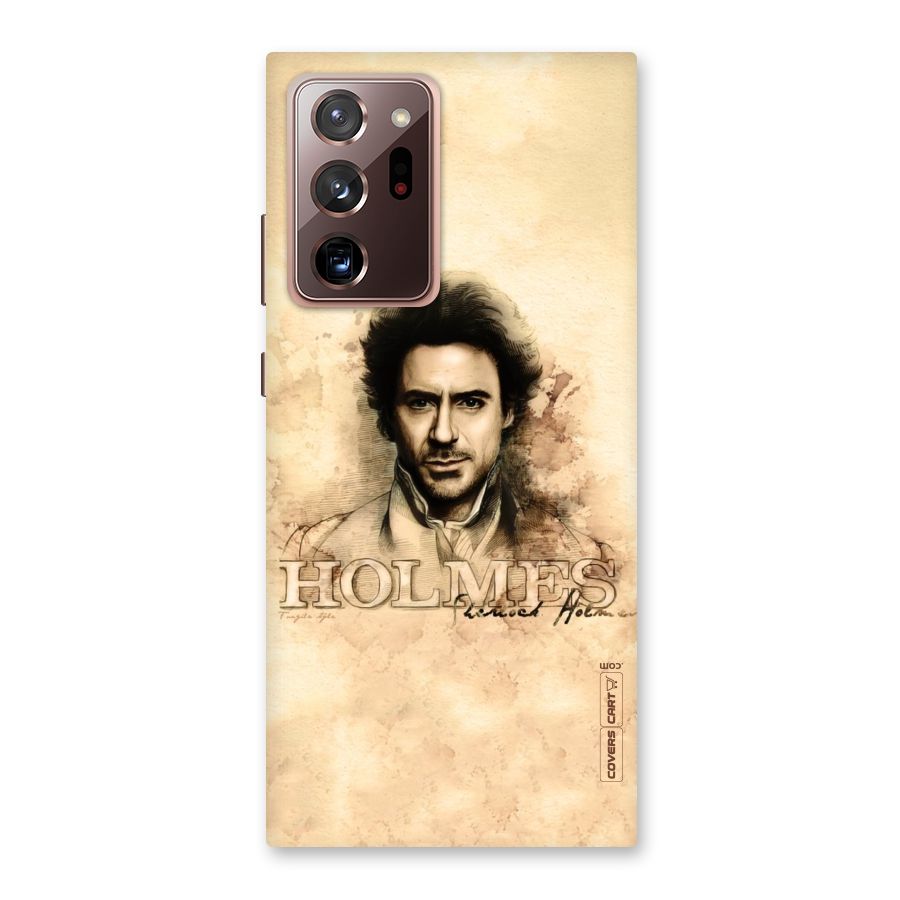 Sherlock Holmes Fan Art Back Case for Galaxy Note 20 Ultra