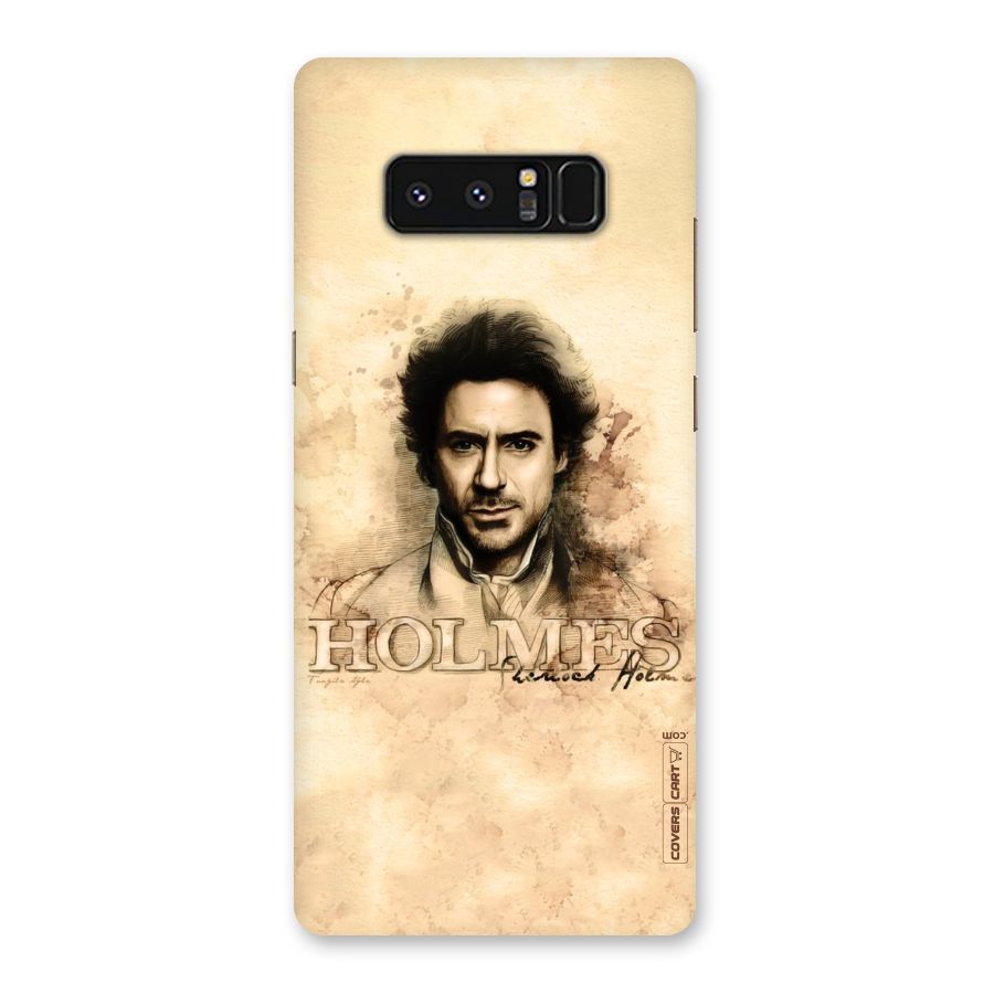 Sherlock Holmes Fan Art Back Case for Galaxy Note 8