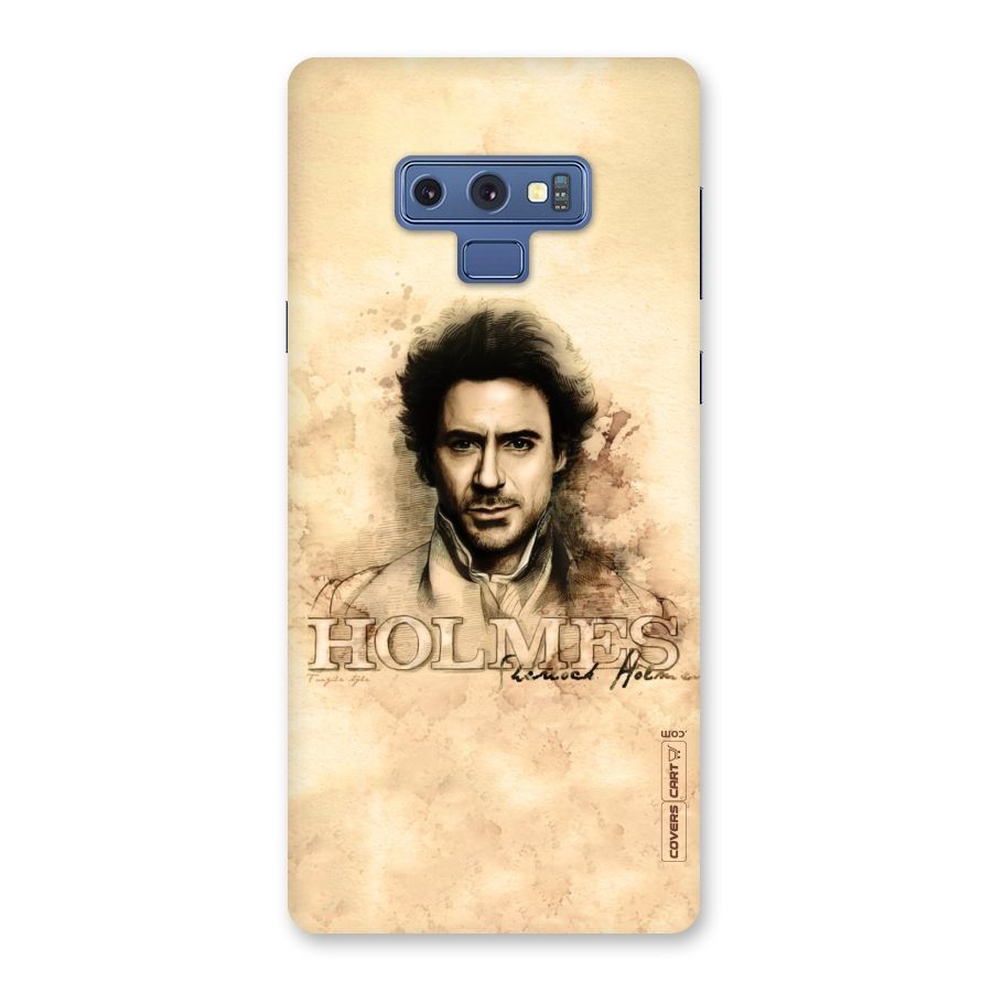 Sherlock Holmes Fan Art Back Case for Galaxy Note 9