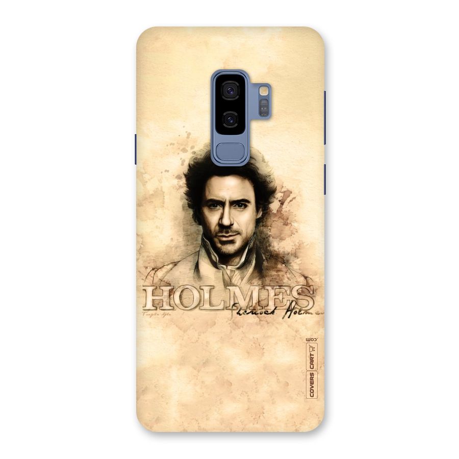 Sherlock Holmes Fan Art Back Case for Galaxy S9 Plus