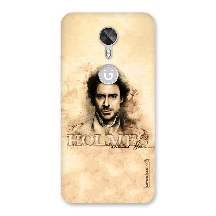 Sherlock Holmes Fan Art Back Case for Gionee A1