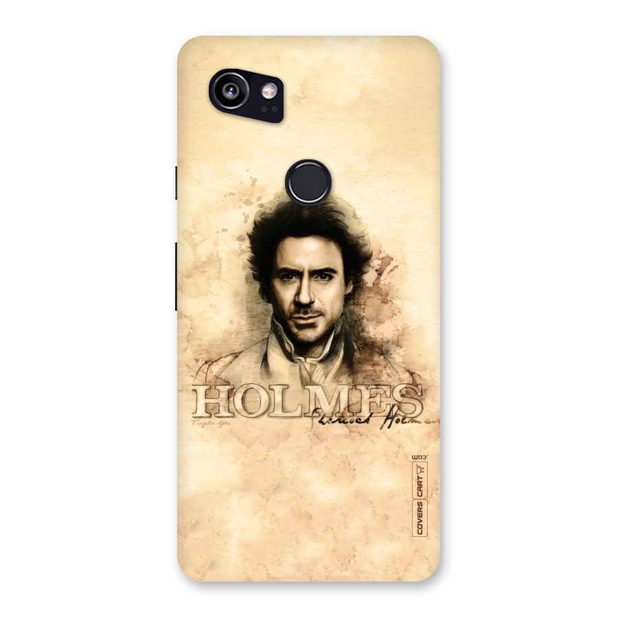 Sherlock Holmes Fan Art Back Case for Google Pixel 2 XL
