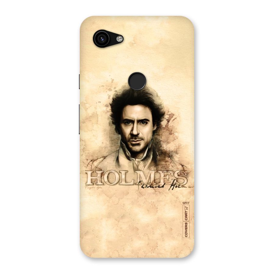 Sherlock Holmes Fan Art Back Case for Google Pixel 3a XL