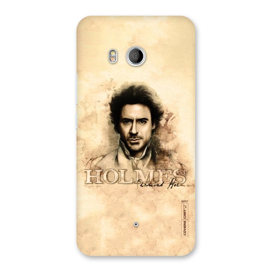 Sherlock Holmes Fan Art Back Case for HTC U11