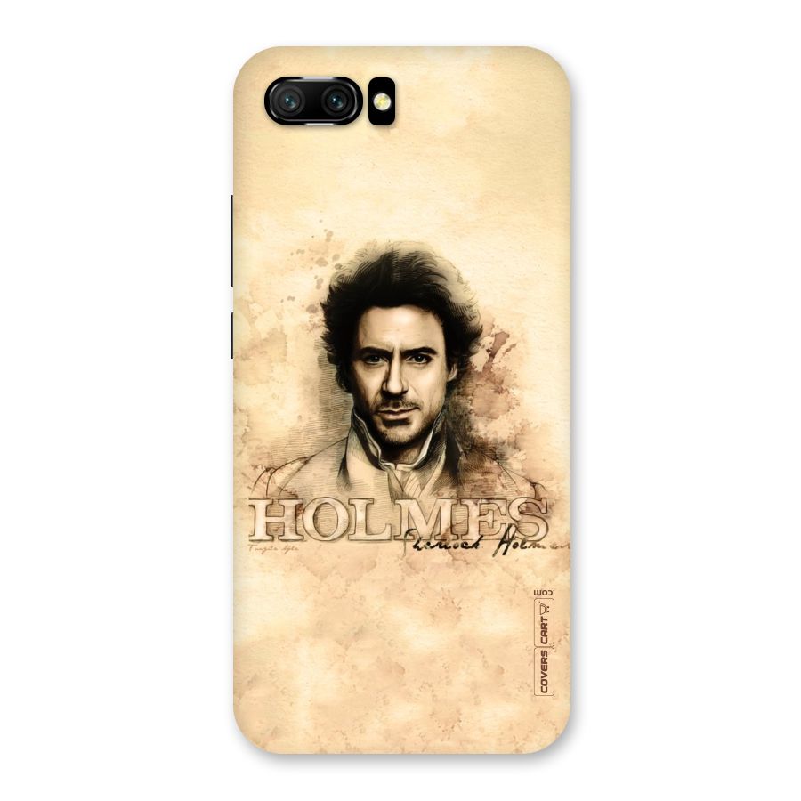 Sherlock Holmes Fan Art Back Case for Honor 10