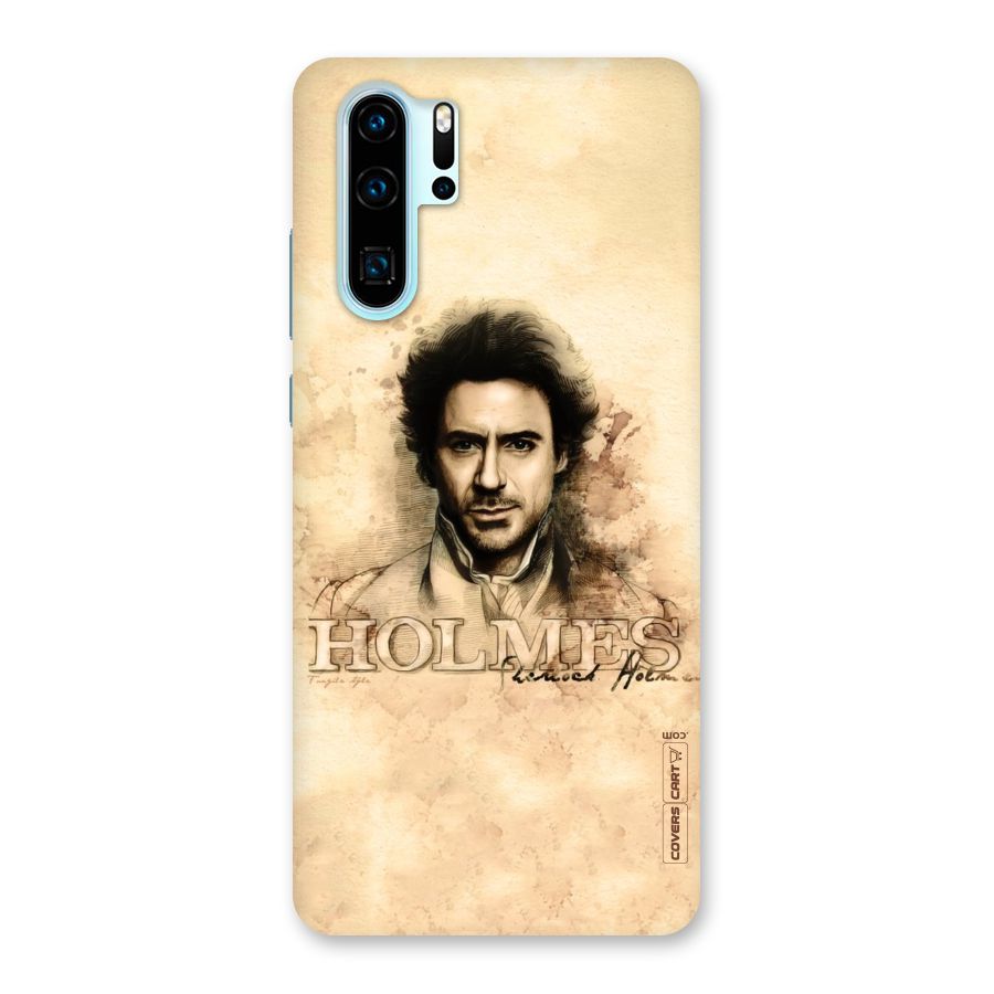 Sherlock Holmes Fan Art Back Case for Huawei P30 Pro