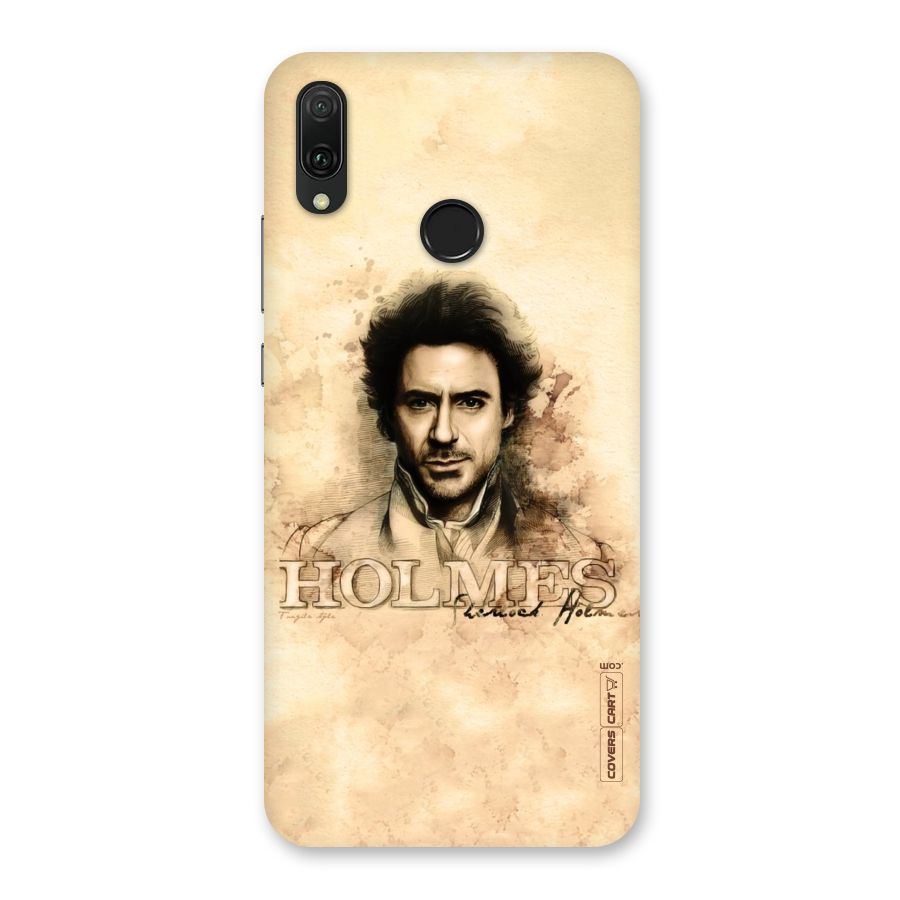 Sherlock Holmes Fan Art Back Case for Huawei Y9 (2019)