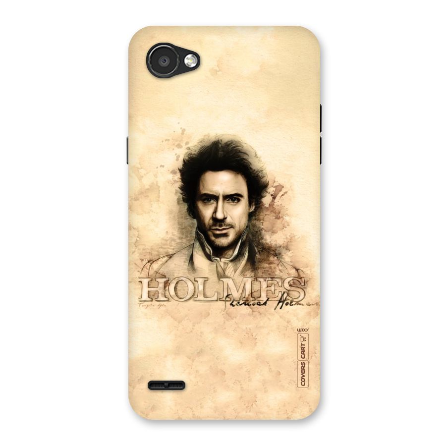 Sherlock Holmes Fan Art Back Case for LG Q6
