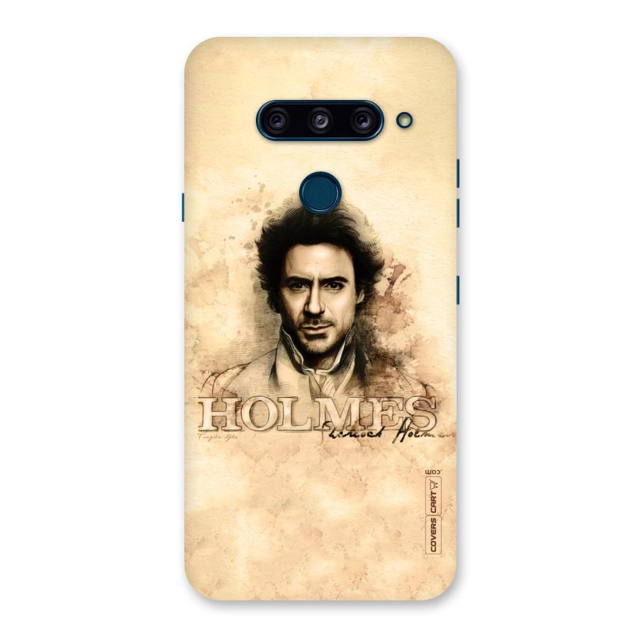 Sherlock Holmes Fan Art Back Case for LG  V40 ThinQ