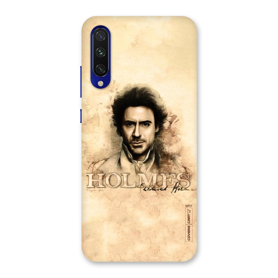 Sherlock Holmes Fan Art Back Case for Mi A3