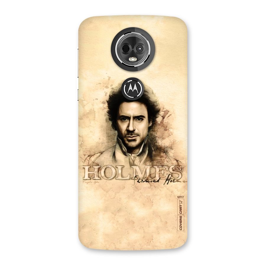 Sherlock Holmes Fan Art Back Case for Moto E5 Plus