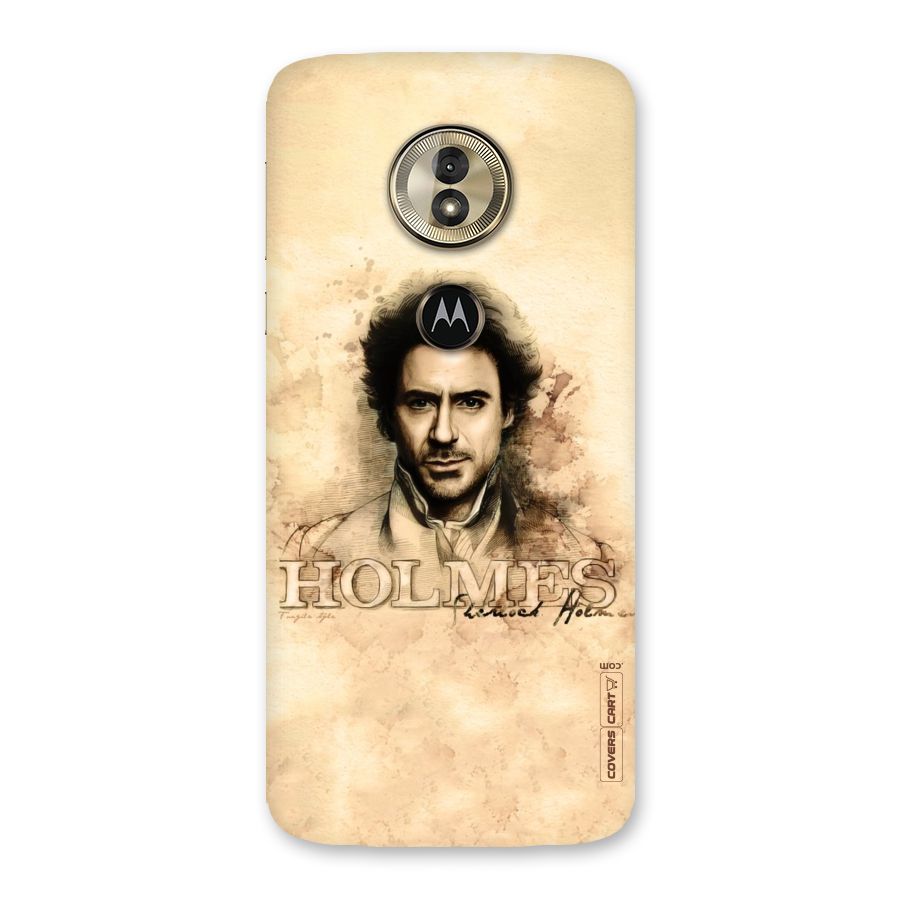 Sherlock Holmes Fan Art Back Case for Moto G6 Play