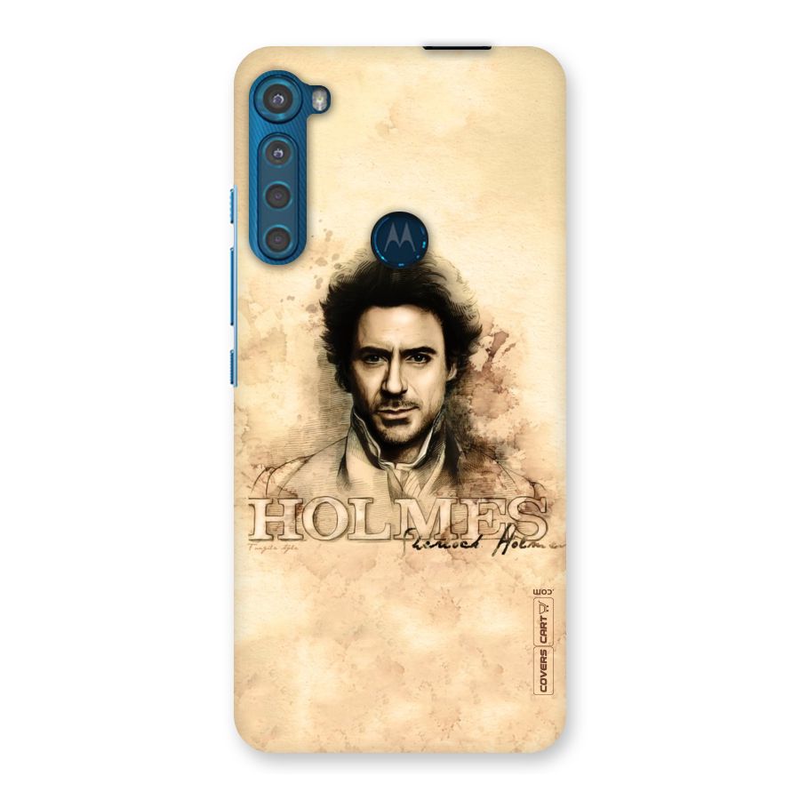 Sherlock Holmes Fan Art Back Case for Motorola One Fusion Plus