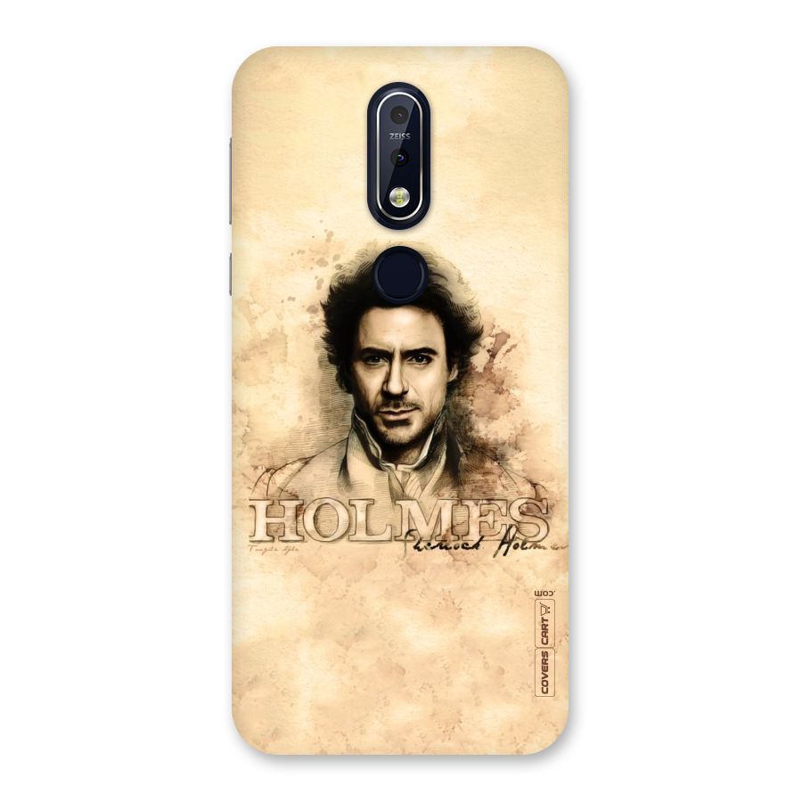 Sherlock Holmes Fan Art Back Case for Nokia 7.1