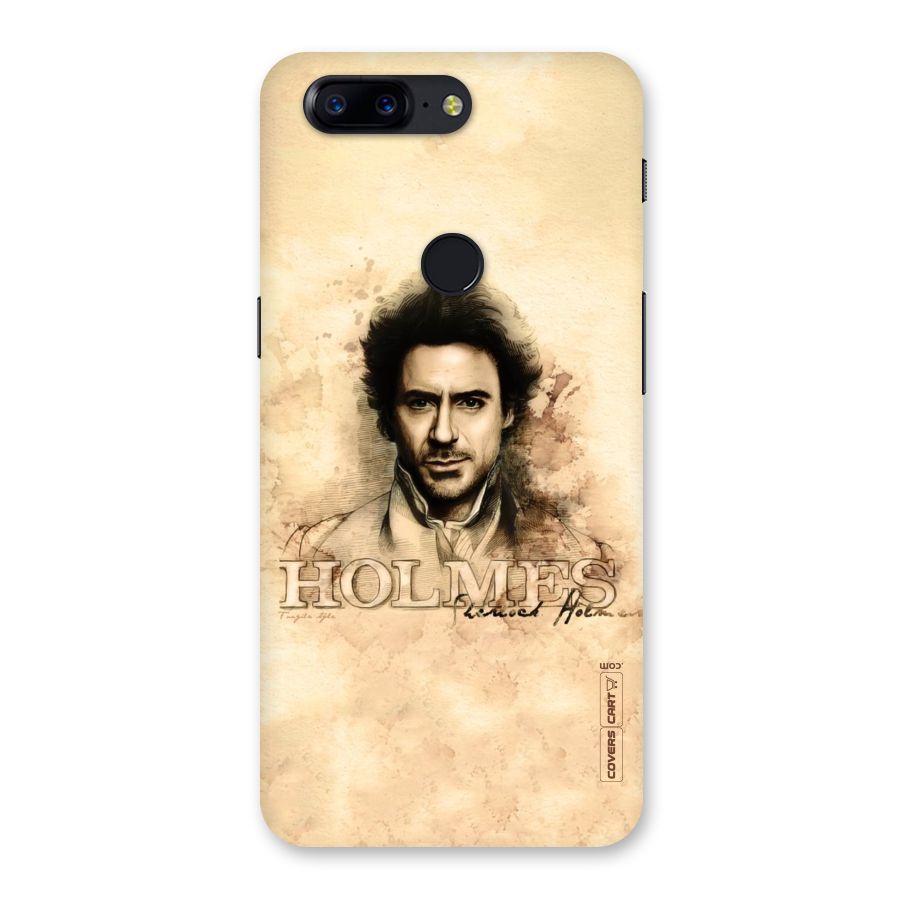 Sherlock Holmes Fan Art Back Case for OnePlus 5T