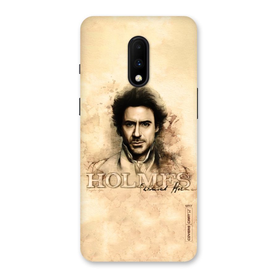 Sherlock Holmes Fan Art Back Case for OnePlus 7