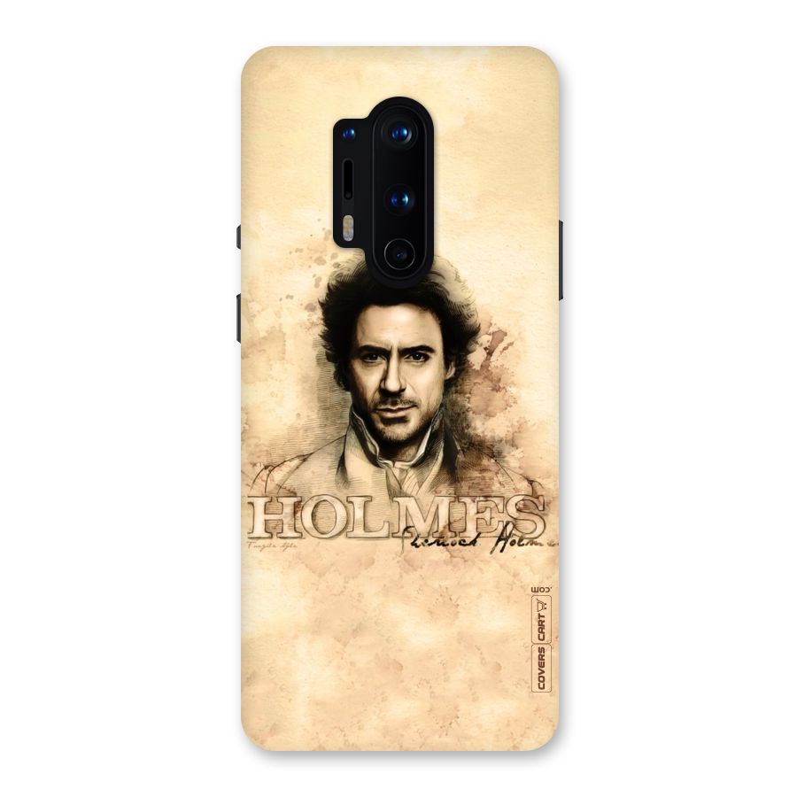 Sherlock Holmes Fan Art Back Case for OnePlus 8 Pro