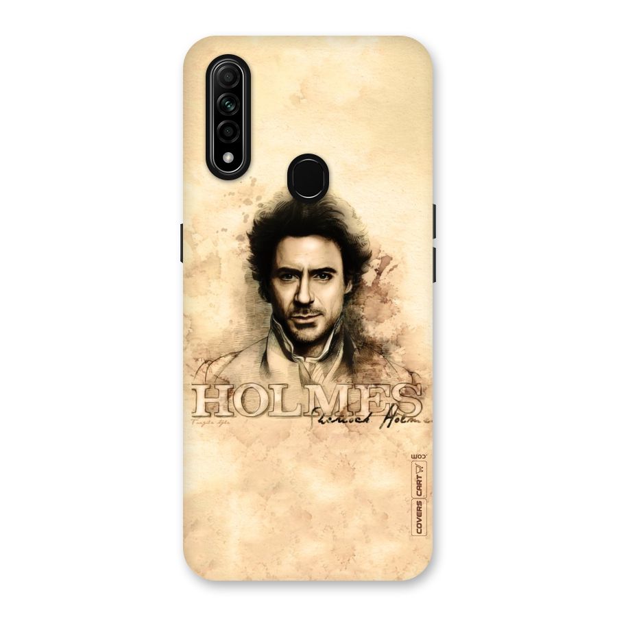 Sherlock Holmes Fan Art Back Case for Oppo A31