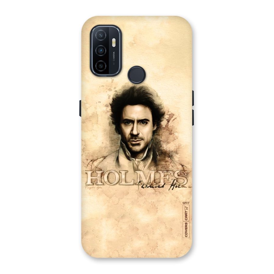 Sherlock Holmes Fan Art Back Case for Oppo A32
