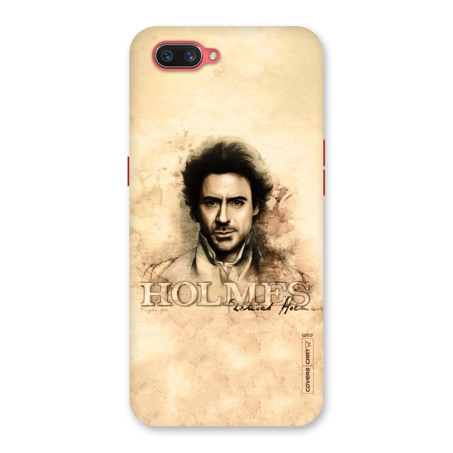 Sherlock Holmes Fan Art Back Case for Oppo A3s