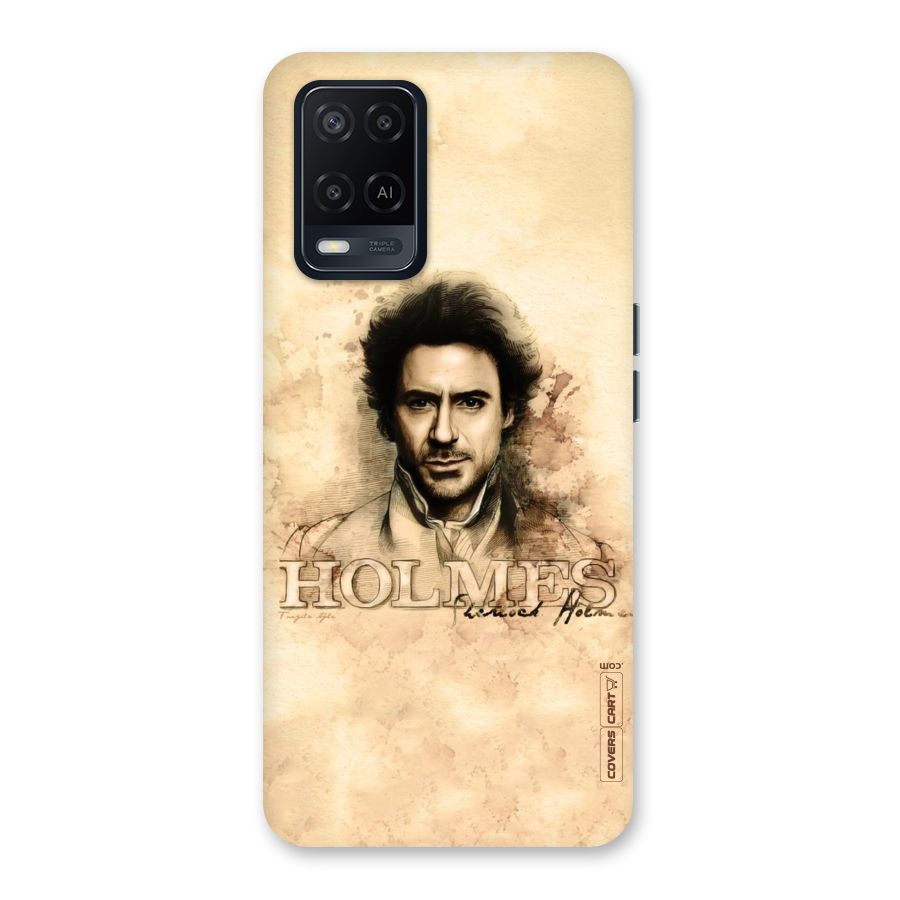 Sherlock Holmes Fan Art Back Case for Oppo A54