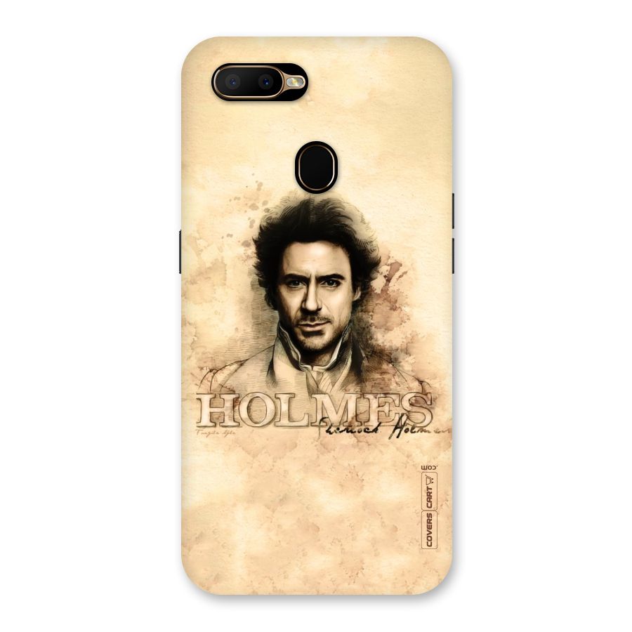 Sherlock Holmes Fan Art Back Case for Oppo A5s