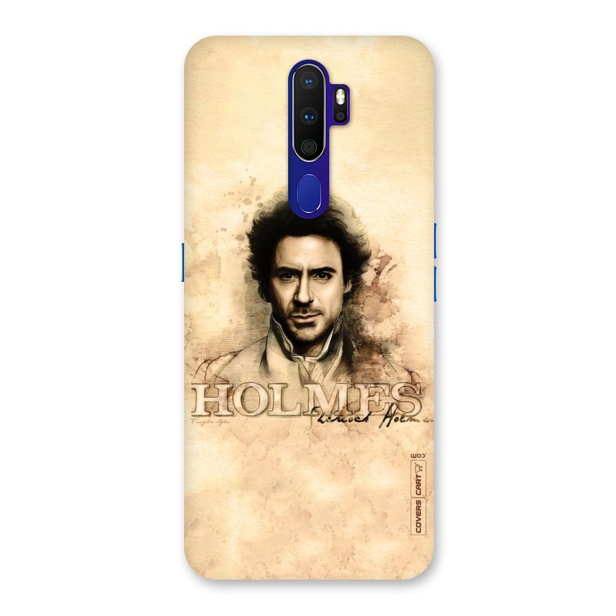 Sherlock Holmes Fan Art Back Case for Oppo A9 (2020)