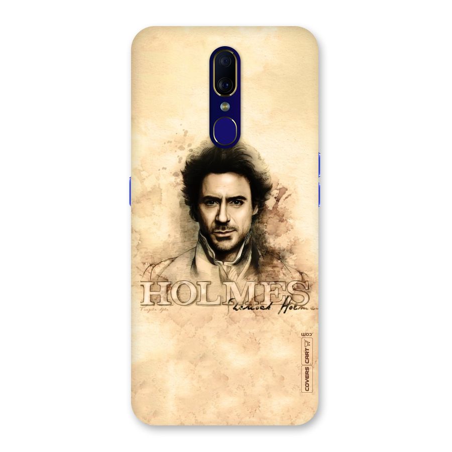 Sherlock Holmes Fan Art Back Case for Oppo F11