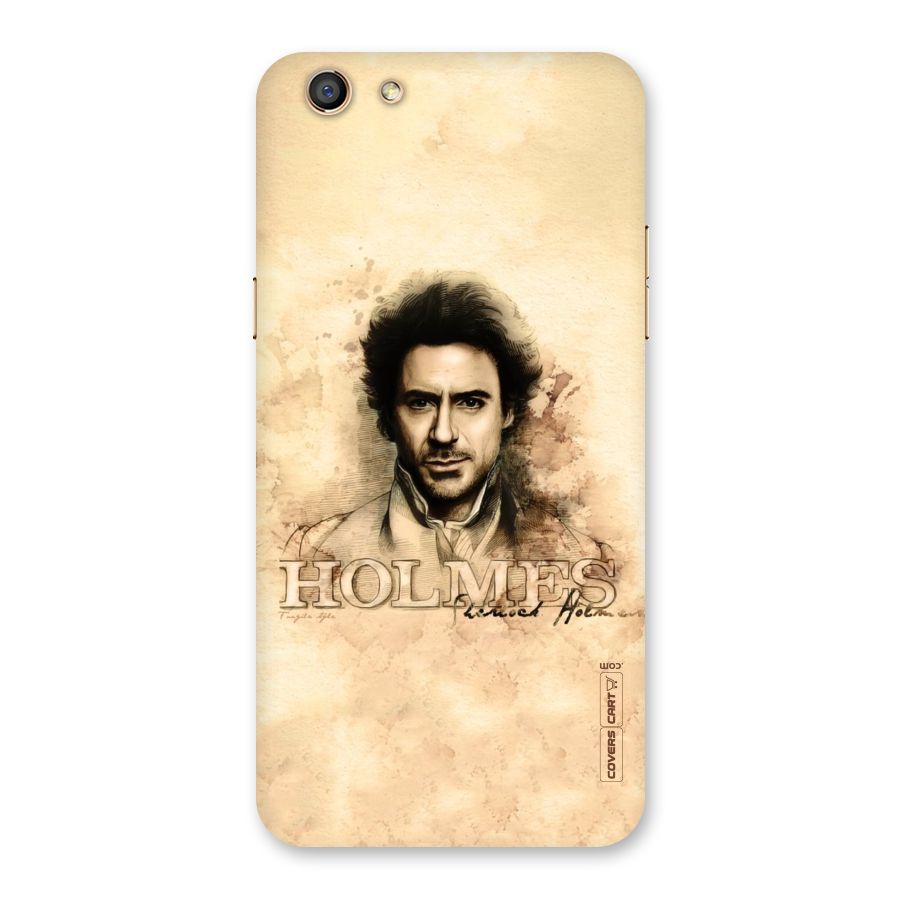Sherlock Holmes Fan Art Back Case for Oppo F3