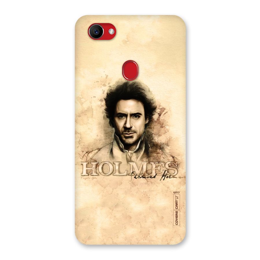 Sherlock Holmes Fan Art Back Case for Oppo F7